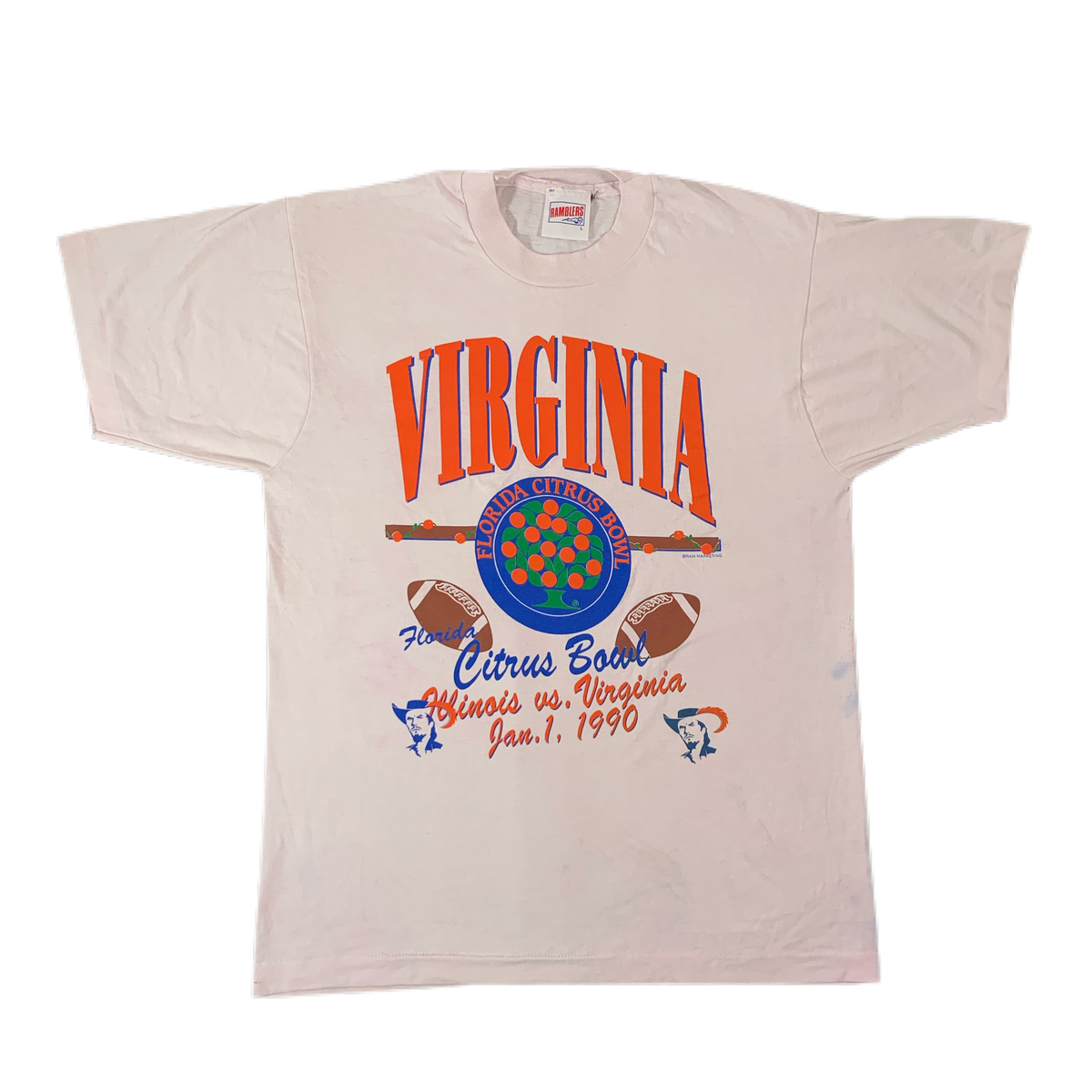 Vintage University of Virginia Cavaliers Citrus Bowl Dyed T-Shirt