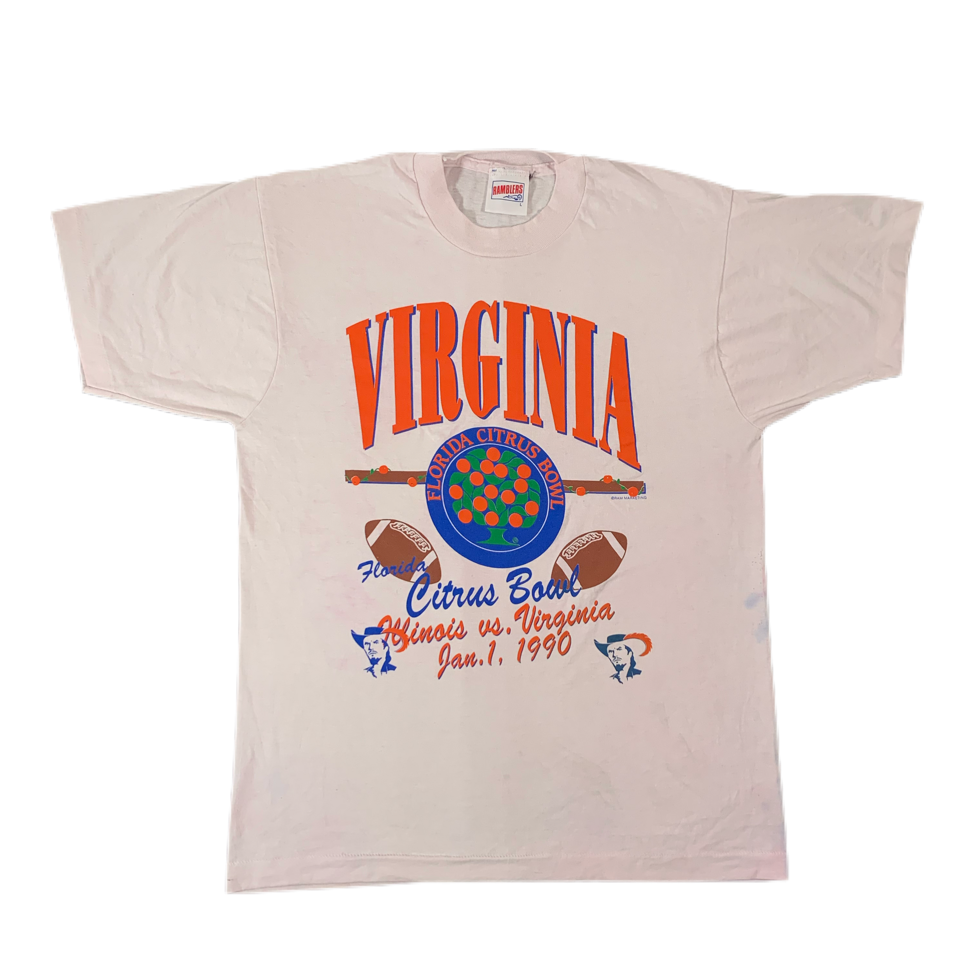 Vintage University of Virginia Cavaliers Citrus Bowl Dyed T-Shirt