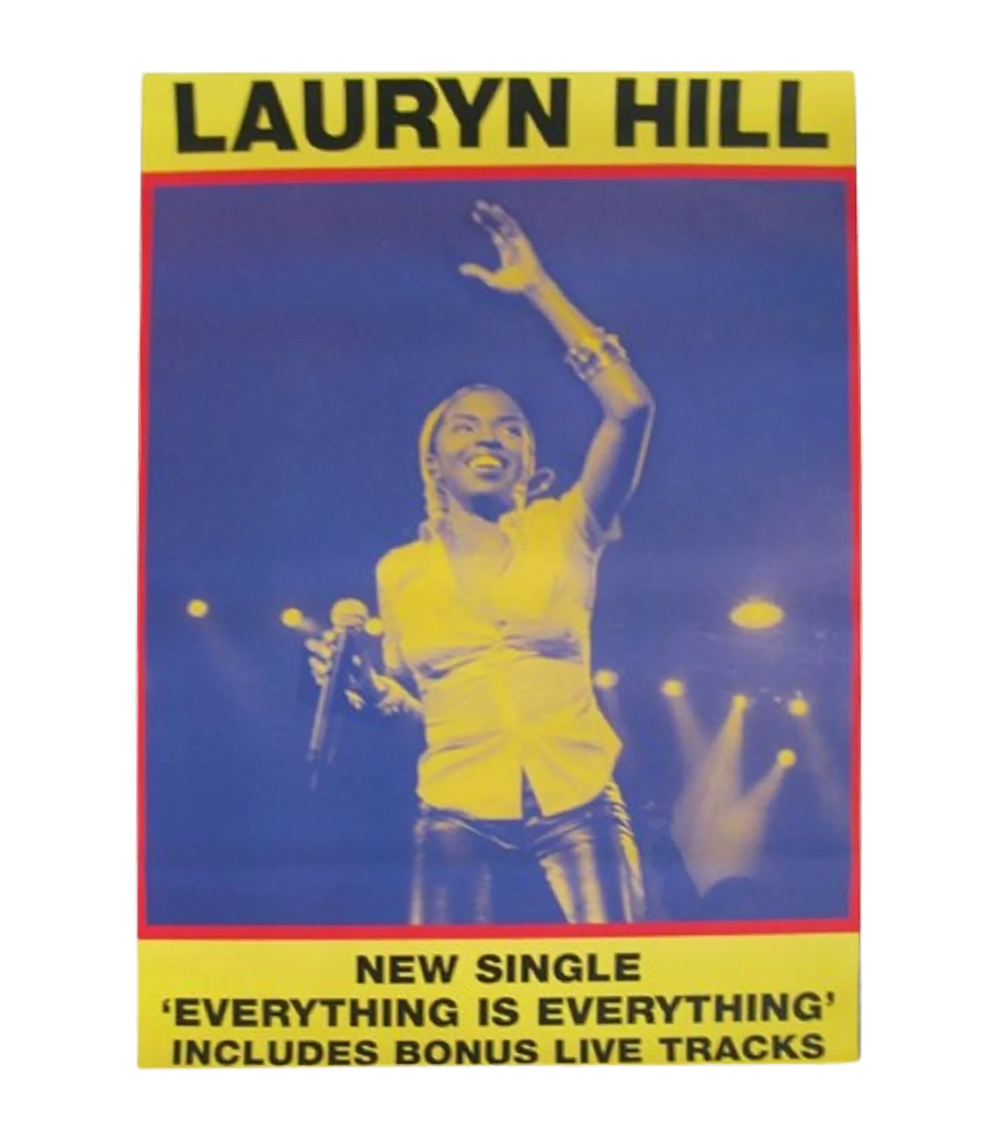 Vintage Lauryn Hill “Everything Is Everything” Subway Poster - jointcustodydc