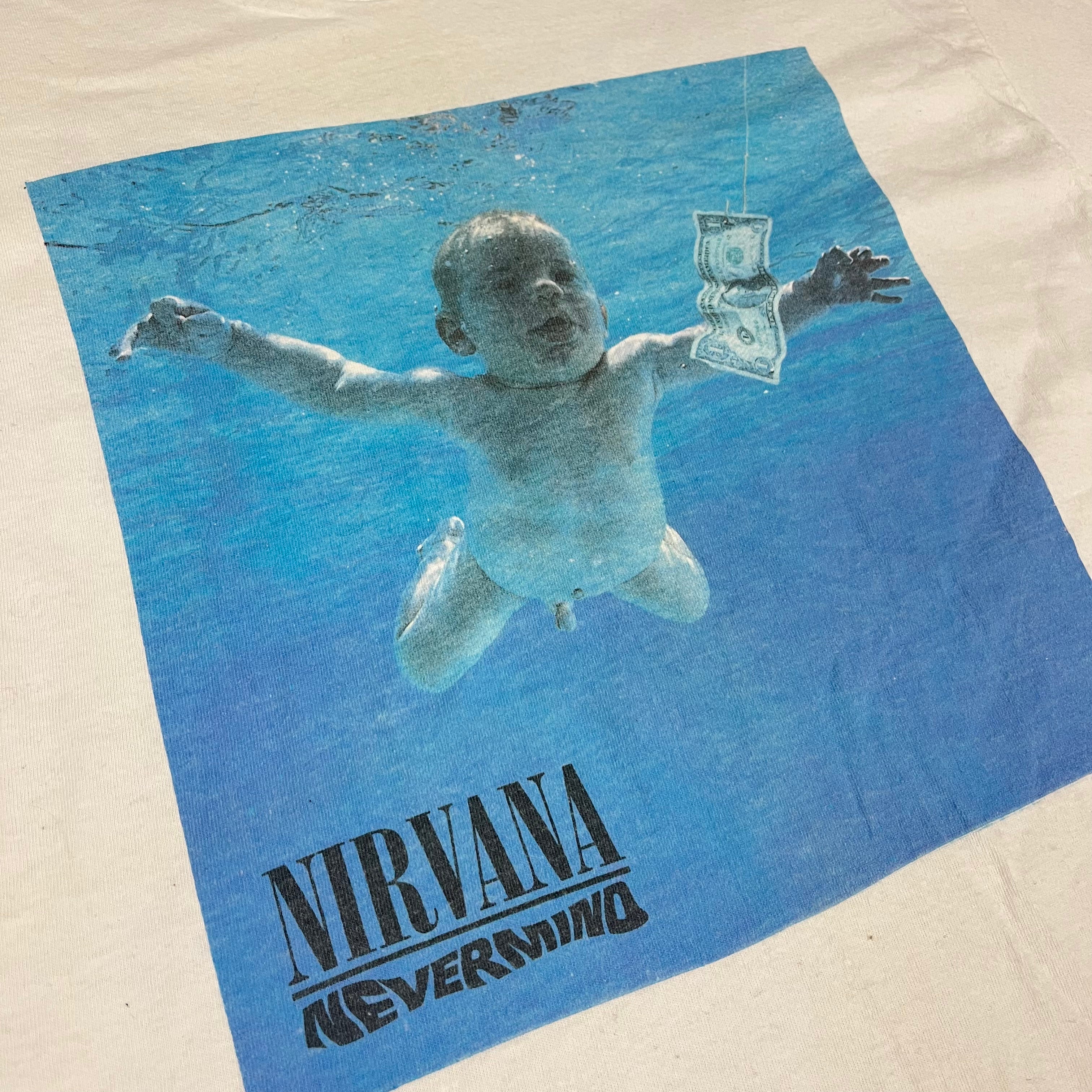 Vintage nirvana nevermind deals shirt