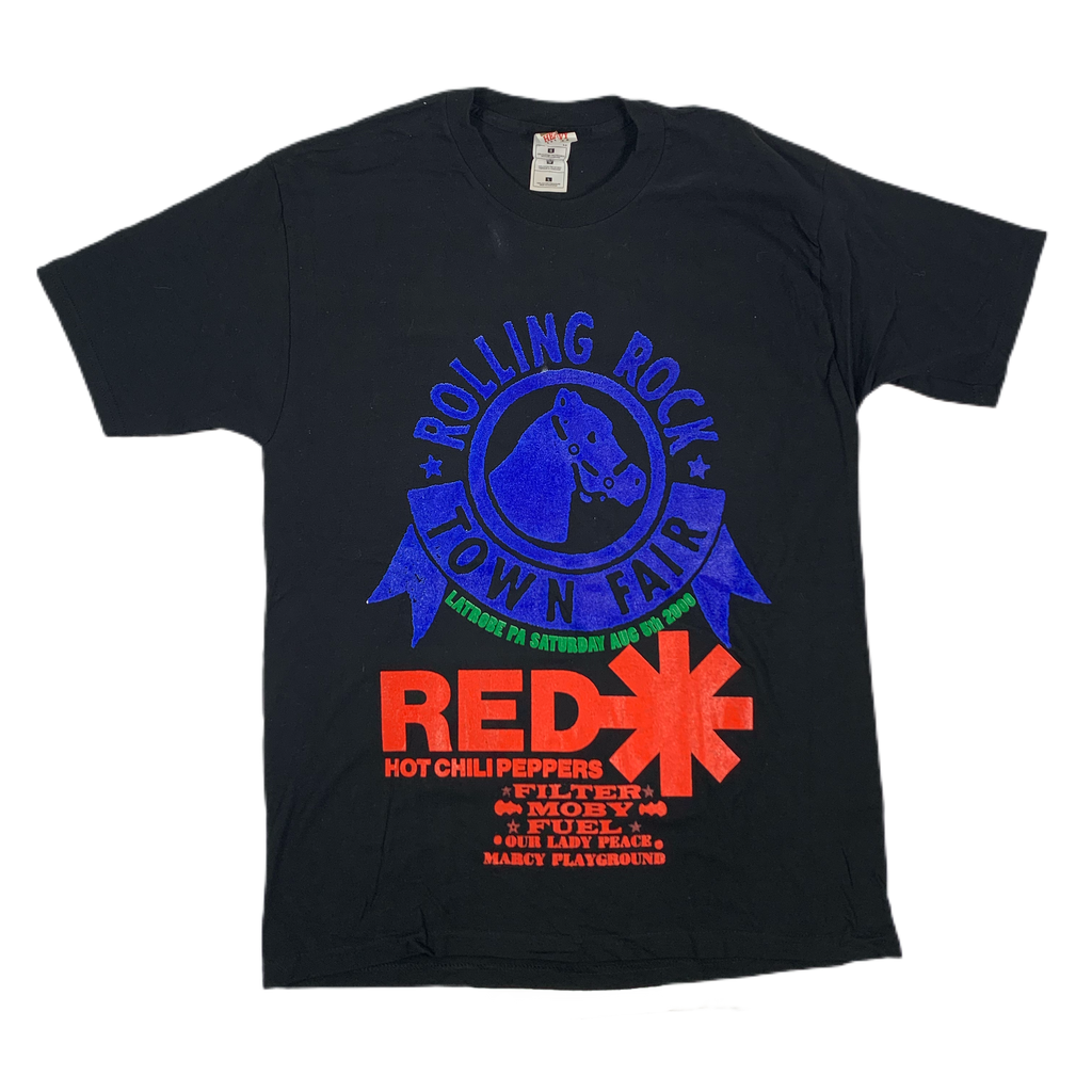 RED HOT CHILI PEPPERS rolling rock Tシャツ Vintage Rolling Rock “Red Hot Chili Peppers” T-Shirt - jointcustodydc