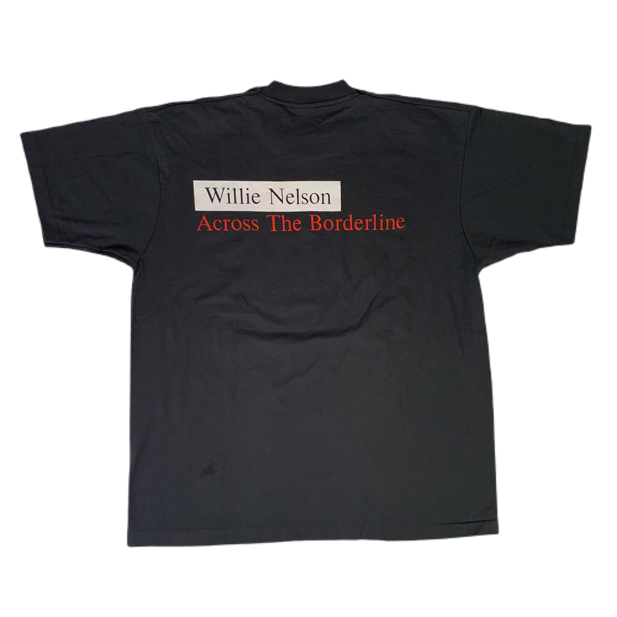 Vintage Willie Nelson &quot;Across The Borderline&quot; T-Shirt