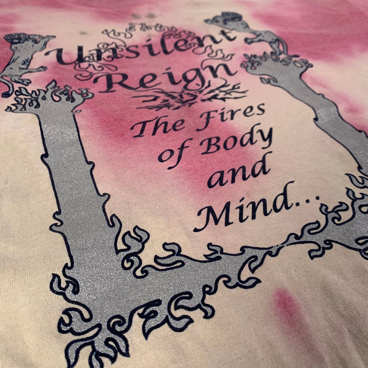 Vintage Unsilent Reign &quot;The Fires Of Body And Mind&quot; T-Shirt