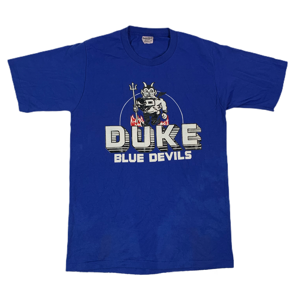 Vintage Duke &quot;Blue Devils&quot; Sand-Knit T-Shirt - jointcustodydc