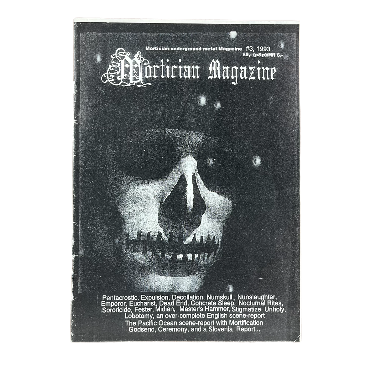 Vintage Mortician Magazine &quot;Underground Metal&quot; Issue #3