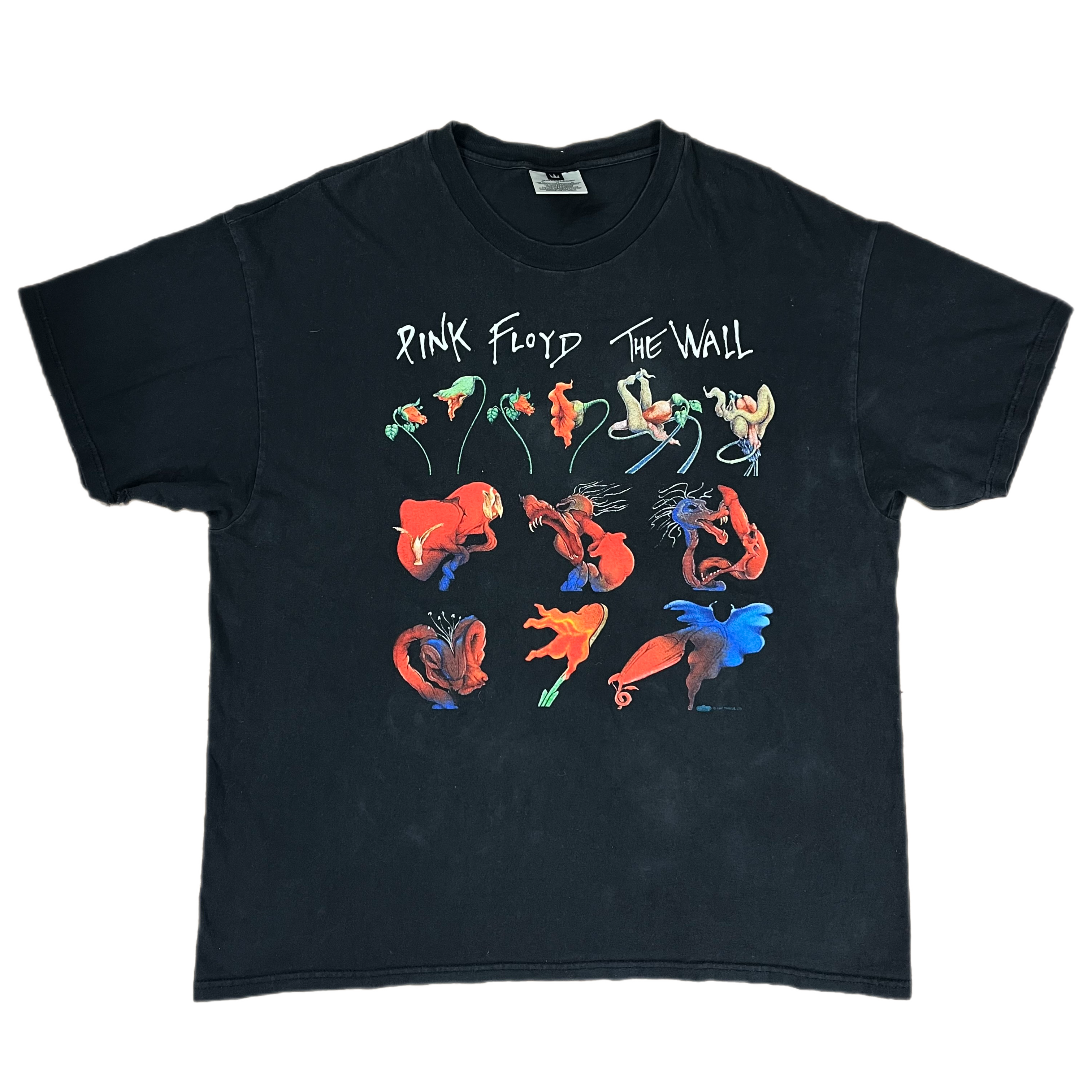 pink floyd the wall shirt vintage