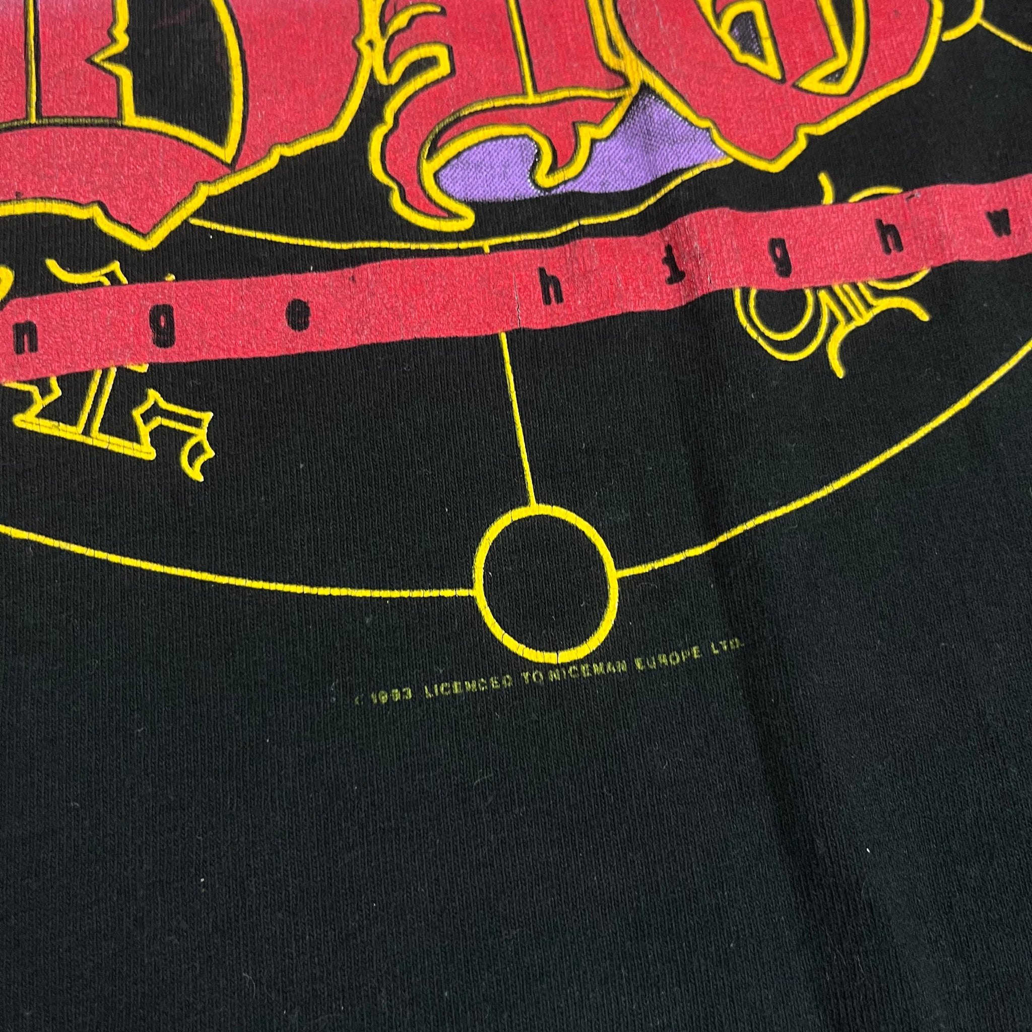 正規品 DIO 1993 STRANGE HIGHWAYS ヴィンテージTシャツ Vintage 1993 正規品 DIO 1993 STRANGE HIGHWAYS ヴィンテージTシャツ Vintage 1993