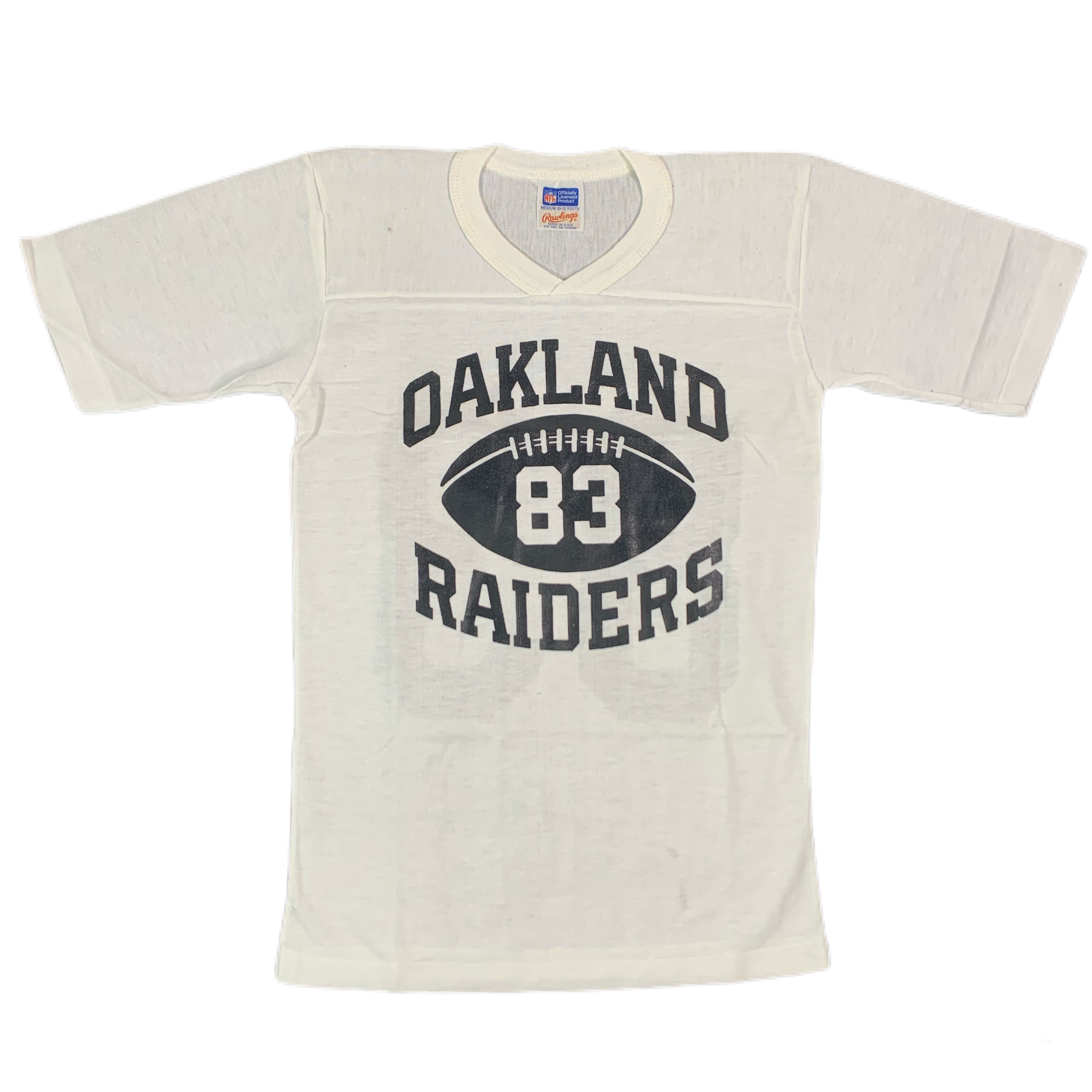Vintage Oakland Raiders “Rawlings” Kids Football Jersey
