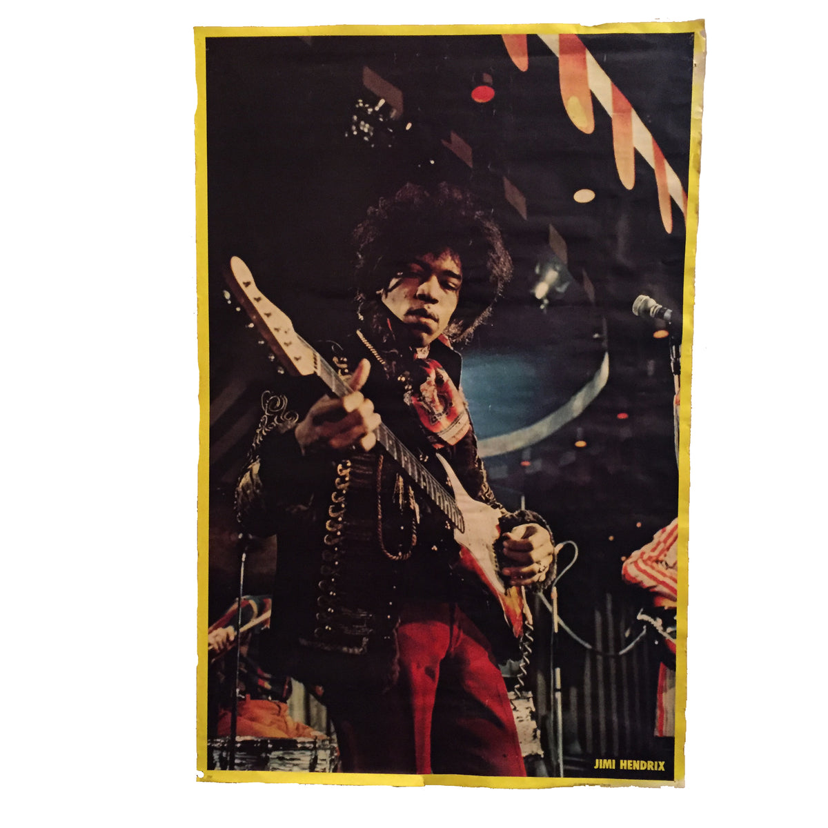 Vintage Jimi Hendrix &quot;Live 1979&quot; Poster