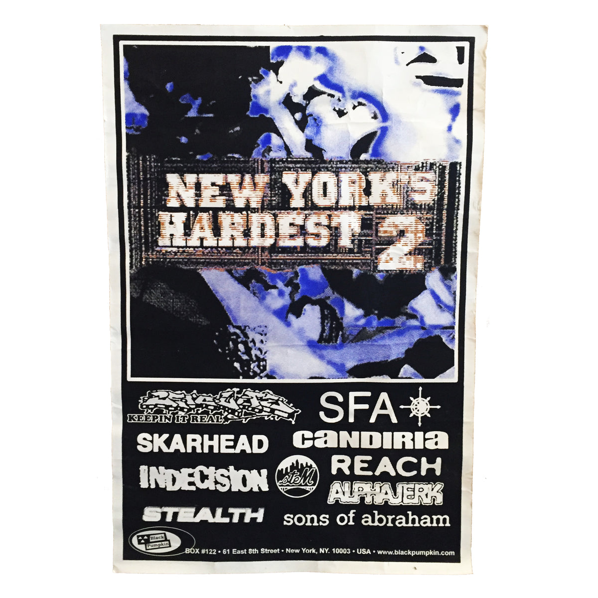 Vintage New York&#39;s Hardest 2 &quot;Promo&quot; Poster