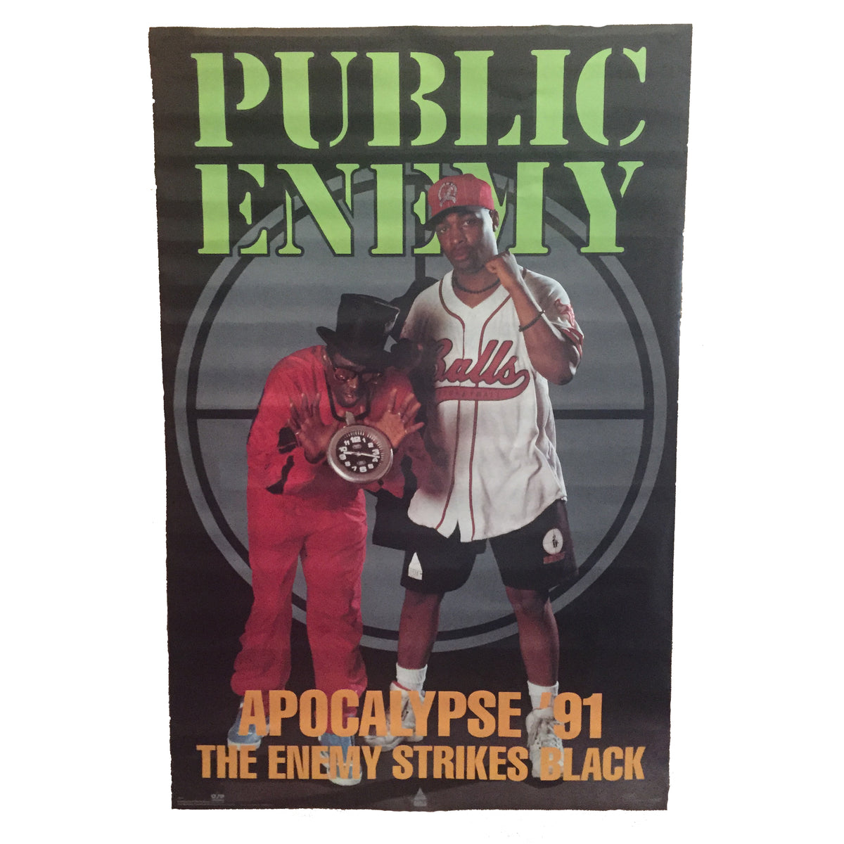 Vintage Public Enemy &quot;Apocalypse &#39;91&quot; Poster