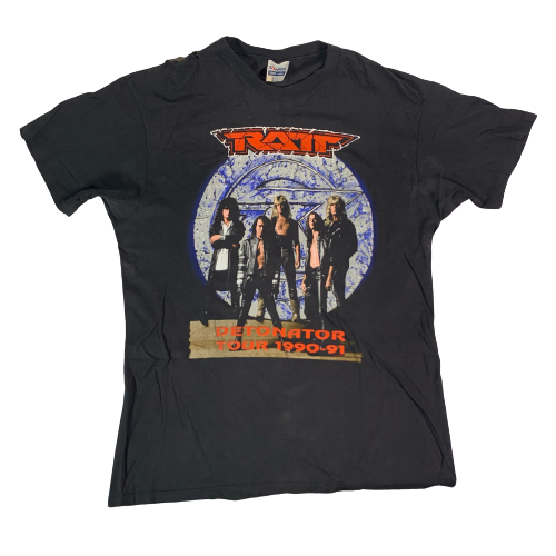 Vintage Ratt &quot;Detonator Tour 1990-1991&quot; T-Shirt
